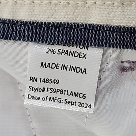 Free Planet Shorts Men's 32 Lilac Purple NWT 9" Inseam Stretch Chino Flat Front - Picture 9 of 15